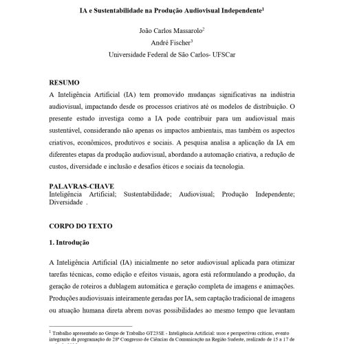 Intercom 2025 Produção transmídia de temática LGBTQIA+ – novas plataformas para novos conteúdos